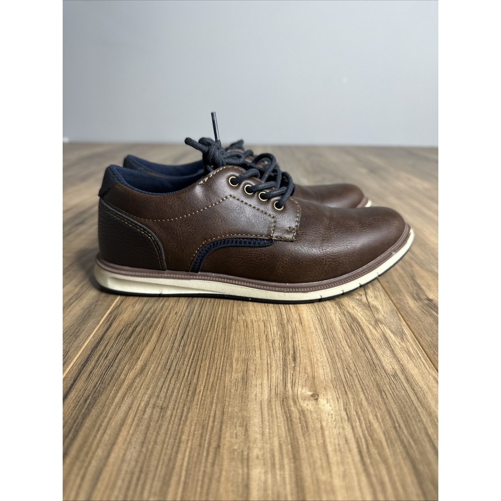 Mix No 6 Boys Size 3 Oxford Dress Shoes Brown